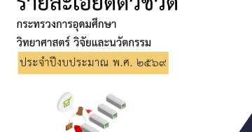 รายละเอียดตัวชี้วัด กระทรวงการอุดมศึกษา วิทยาศาสตร์ วิจัยและนวัตกรรม ประจำปีงบประมาณ พ.ศ. ๒๕๖๙